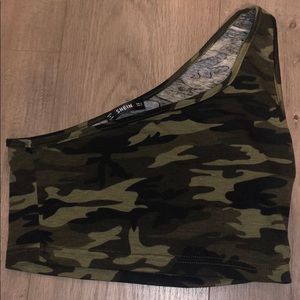 Shein- one shoulder tank top, NWOT (NEVER WORN)